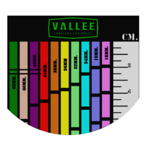 Régle de coupe métrique