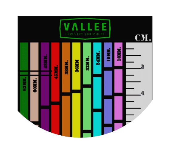 Régle de coupe métrique